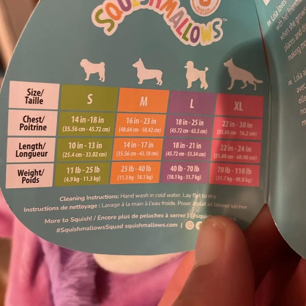 Squishmallows Lola the Unicorn Hoodie XL